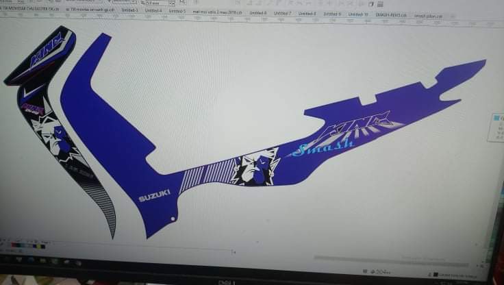 [HCM]Tem suzuki smash kingdrag 2020 xanh đen