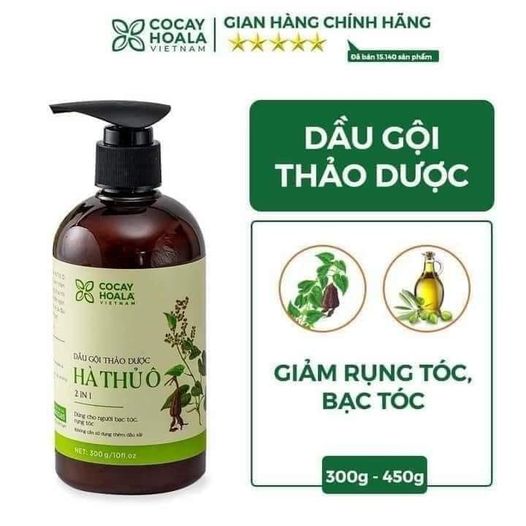 DẦU GỘI THẢO DƯỢC HÀ THỦ Ô (dược liệu thiên nhiên)