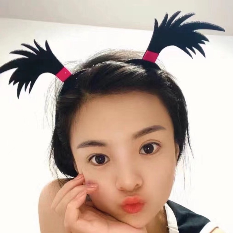 【PINK EMPRESS】Băng đô cài tóc gắn hình hoạt hình kiểu Hàn Quốc vui nhộn