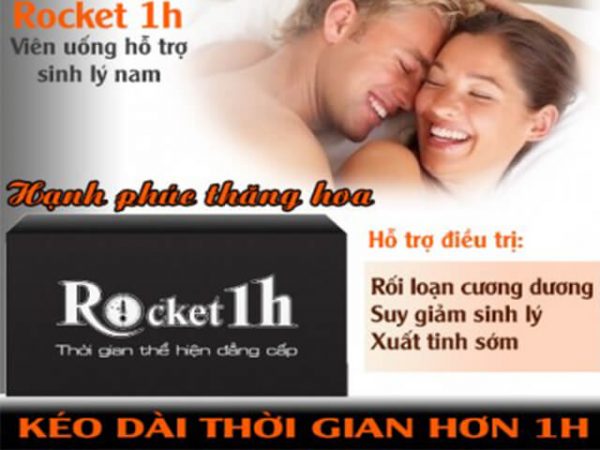 Viên Rocket 1h - Hỗ trợ cải thiện sinh lý nam (Che tên sản phẩm kín đáo khi giao hàng)