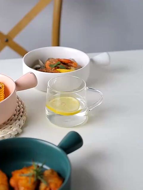 Bát sứ có tay cầm - BÁT SỨ ĐỰNG ĐỒ ĂN SIÊU CUTE