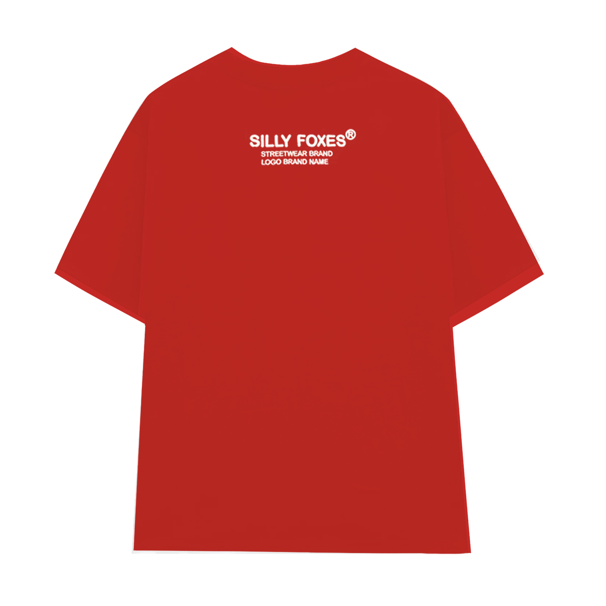 Áo Thun Iconic Logo Silly Foxes Đỏ In Nổi - SLF0023
