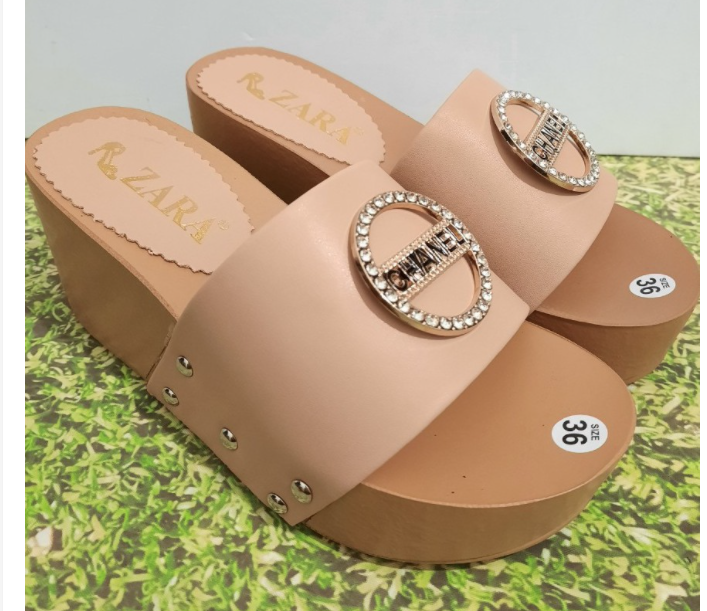 DÉP ĐẾ XUỒNG SIÊU NHẸ NỮ 7CM (ĐẶT NHÍCH LÊN 1 SIZE)