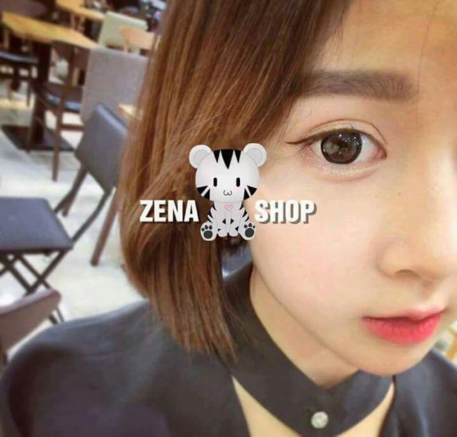 [HCM]lens đen giản tròng - sử dụng 1 năm tặng kèm khây đựng