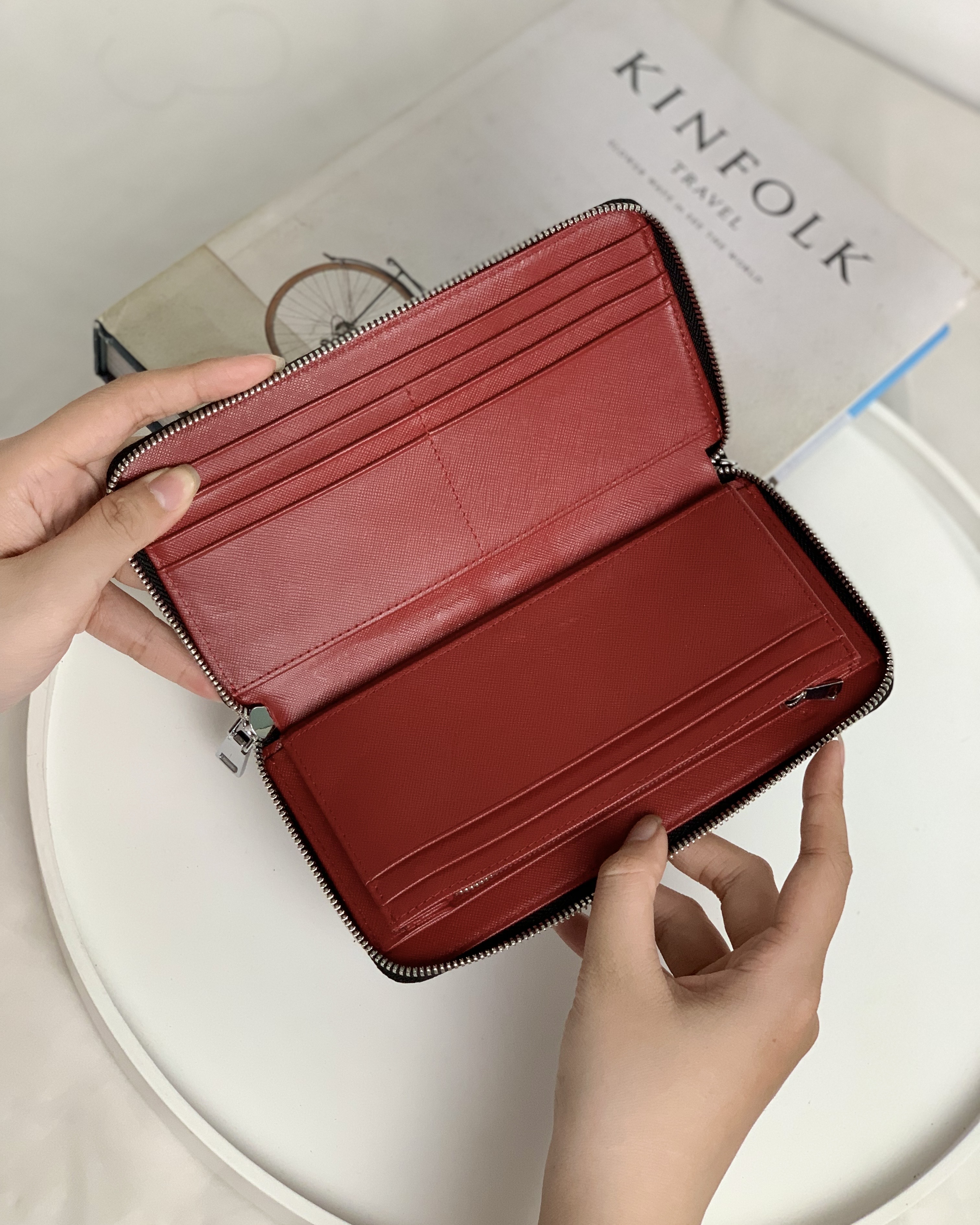 Clutch Da Thật Nam Nữ - LAGOM Forest Zippy