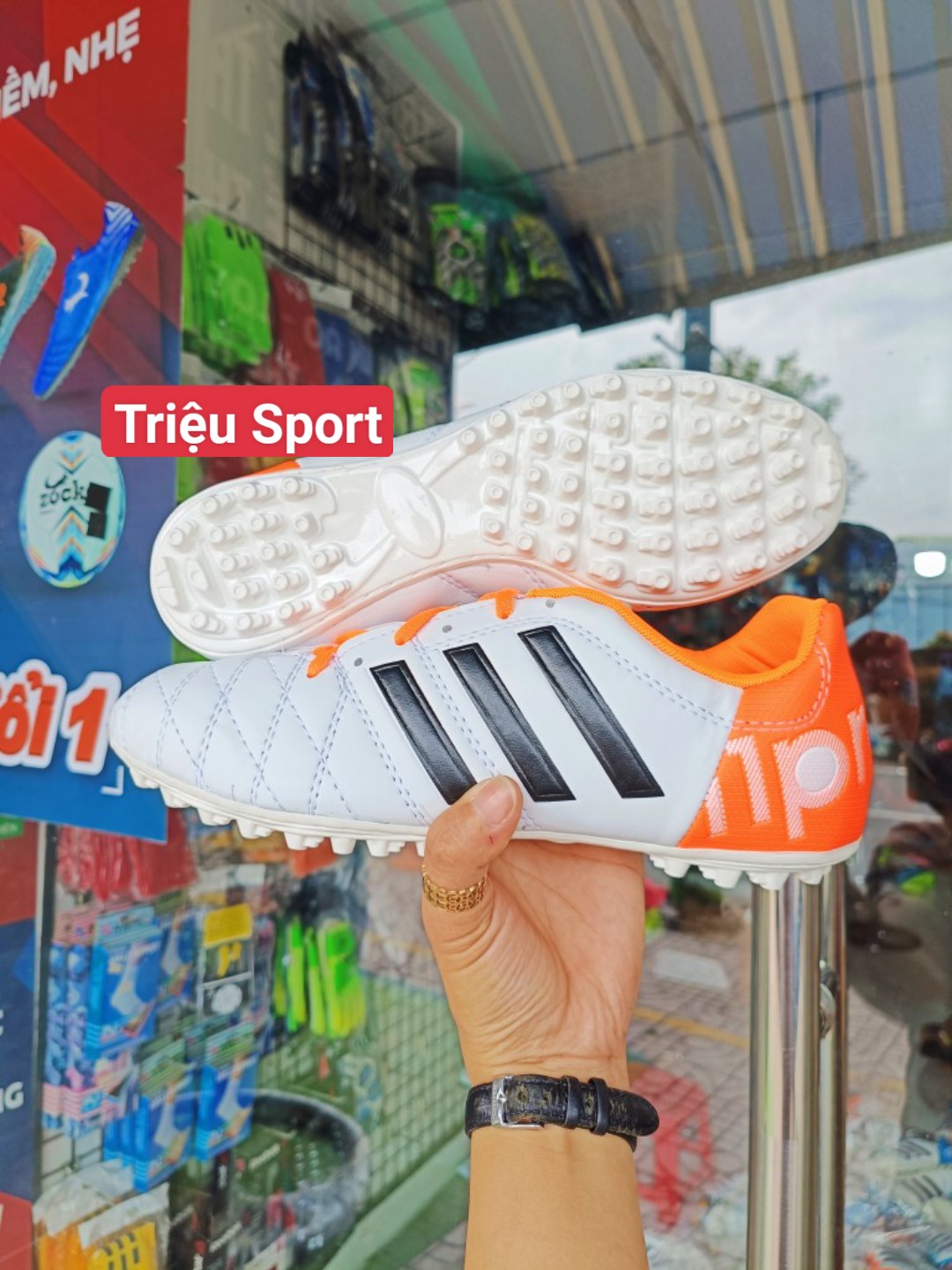 giày đá bóng 3 sọc 11 pro Toni Kroos winpro (tặng tất )