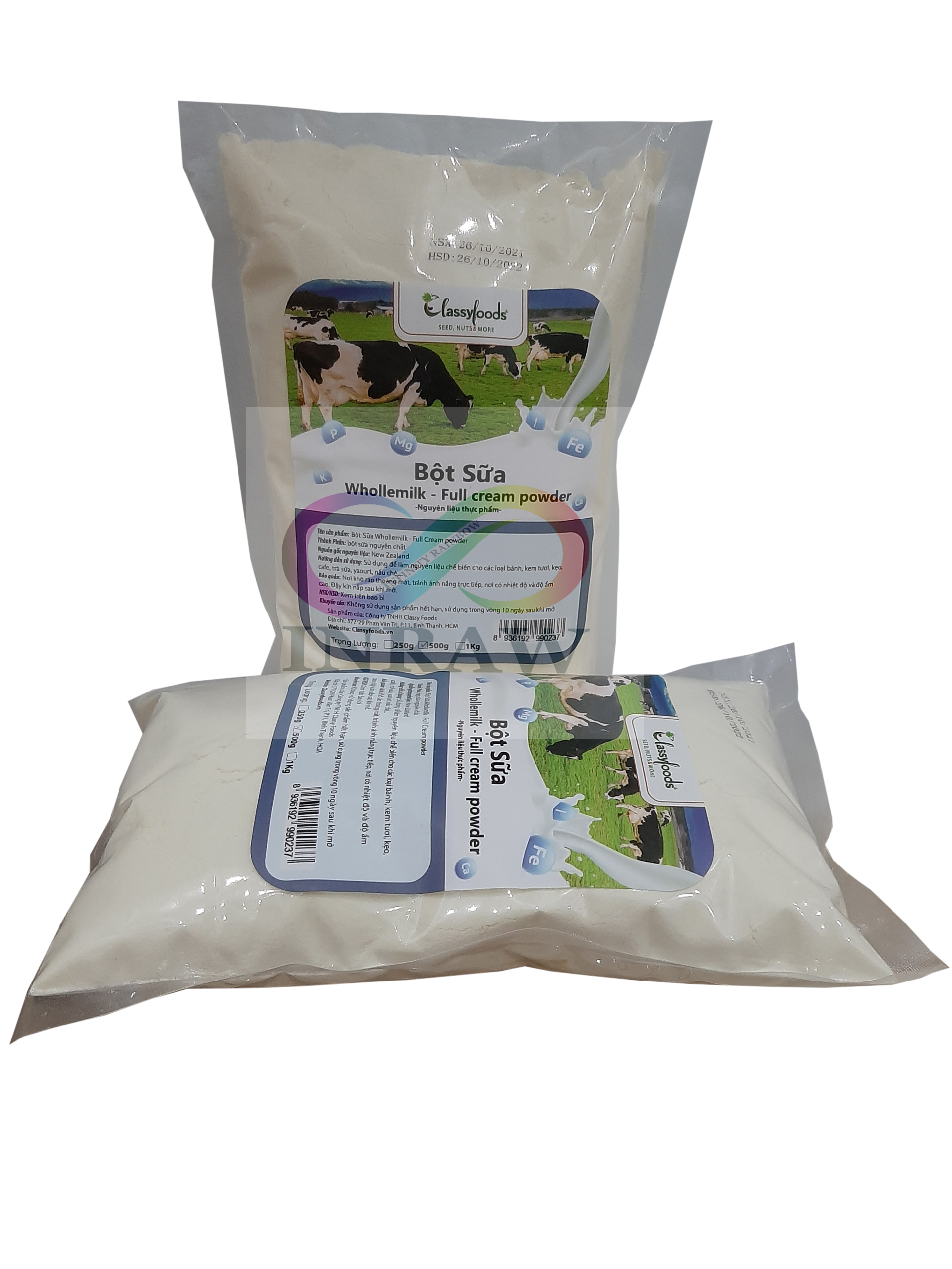 Bột Sữa Béo Nguyên Kem Túi 1kg