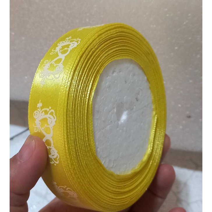 Ruy băng lụa bản 2cm họa tiết.