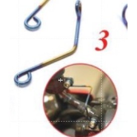 Pát kẽm bắt bình dầu thắng pass titanium