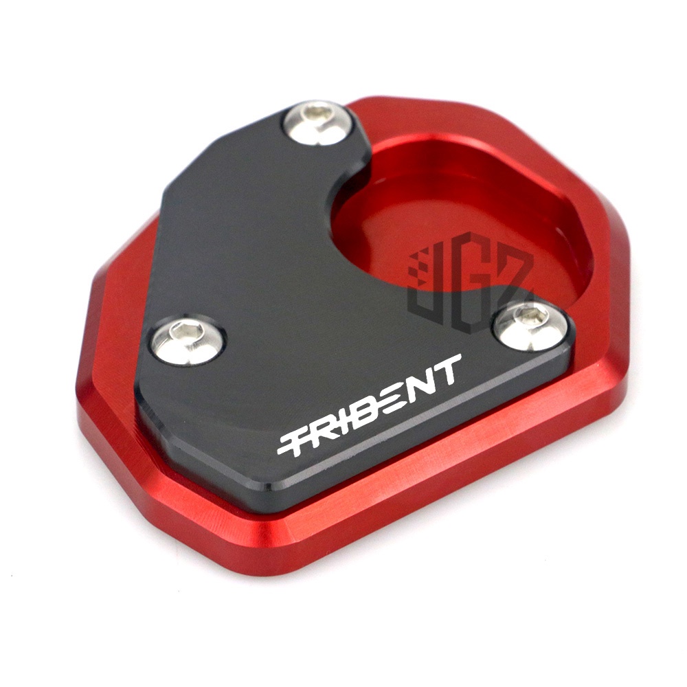 Motorcycle Kickstand Enlarger CNC Stand Plate Extension Pad Support Modified Accessory for Triumph Trident 660