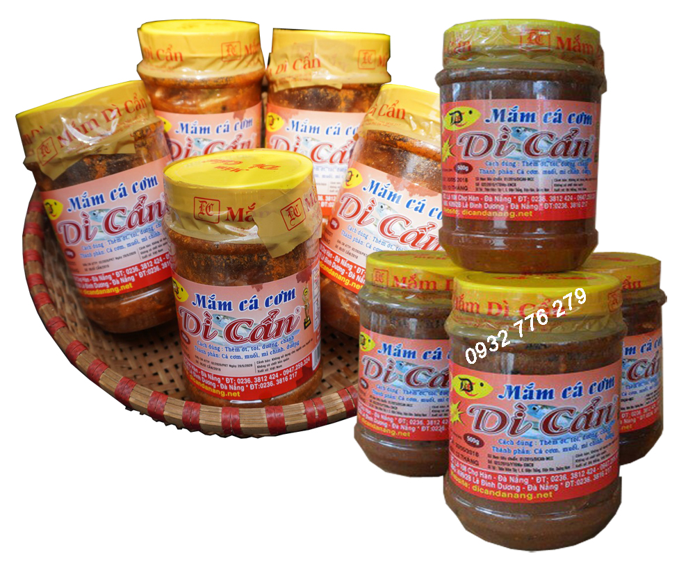 Mắm cá cơm Dì Cẩn - đặc sản Đà Nẵng - hủ 500gr