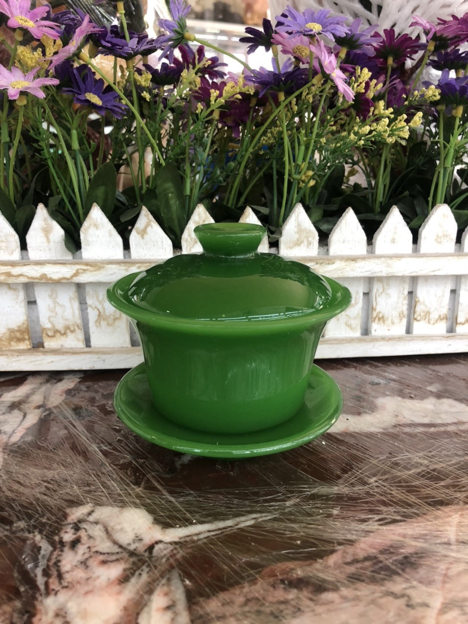 Quả cầu phong thủy đá thạch anh canxit đỏ - Đường kính 9cm