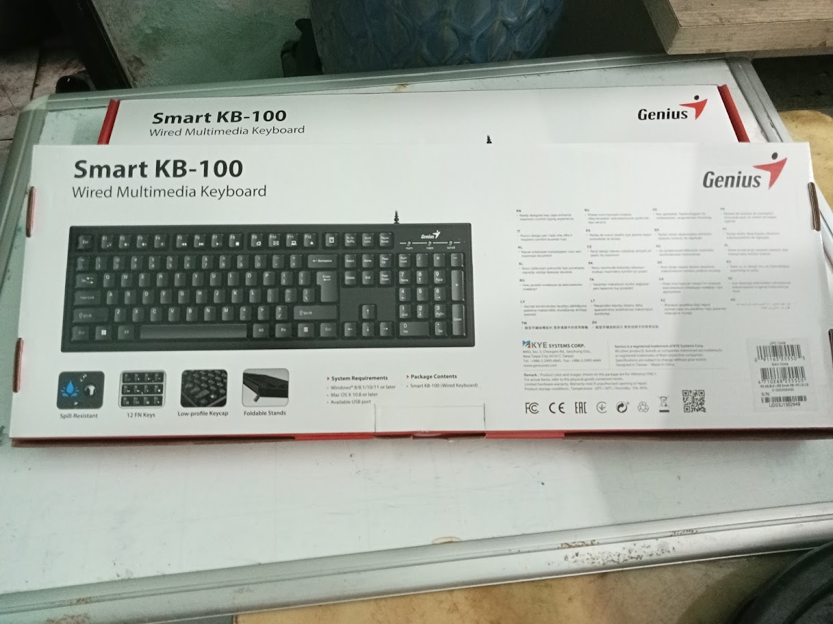 Bàn phím có dây Genius Smart KB-100