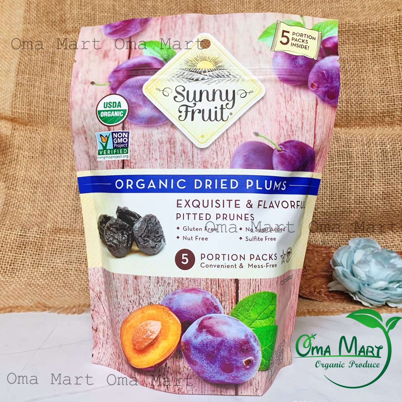 Mận khô hữu cơ Sunny Fruit 150g