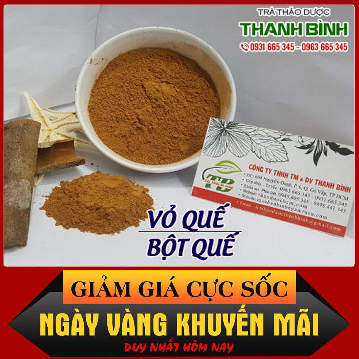 Vỏ Quế Bột Quế 500G Hàng Cao Cấp - Đông Y Thanh Bình