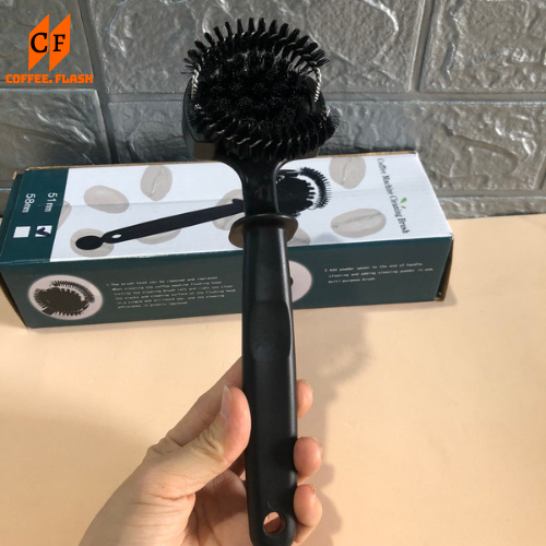 Chổi vệ sinh họng pha máy pha cà phê - Cọ vệ sinh họng pha máy pha cà phê (Mẫu full lông bàn chải họng pha)