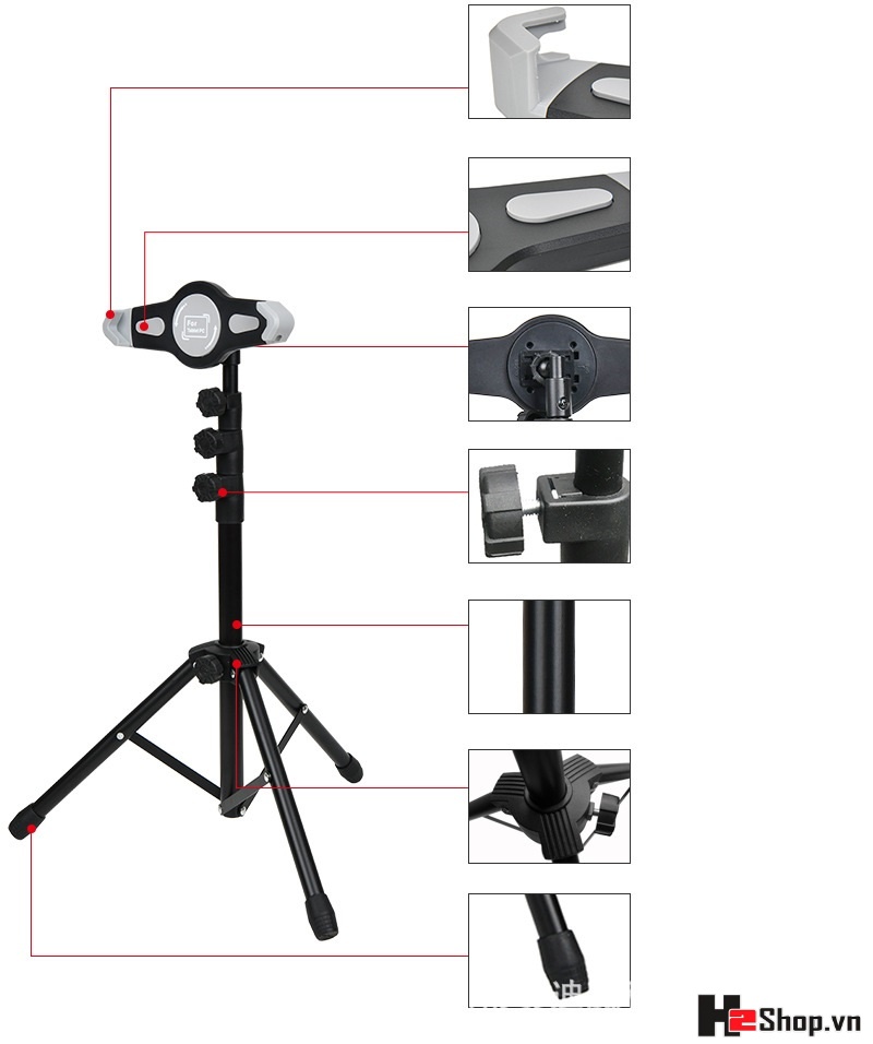 GIÁ ĐỠ IPAD 3 CHÂN - IPAD TRIPOD STAND 01