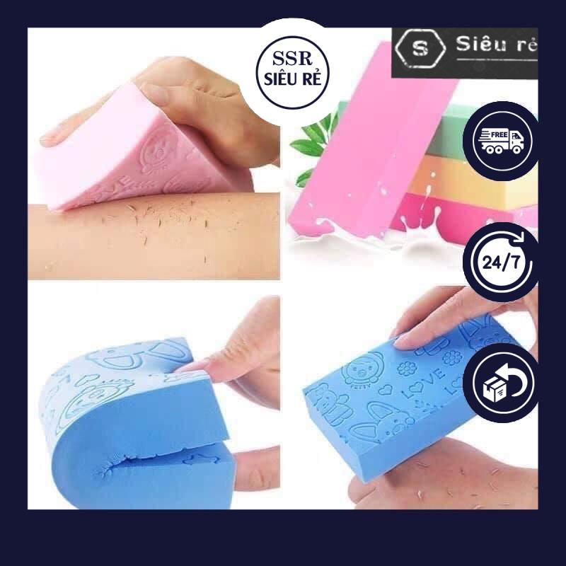 Bông tắm kì ɡhét siêu sạch| bọt biển kỳ tắm sạch ɡhét xoa