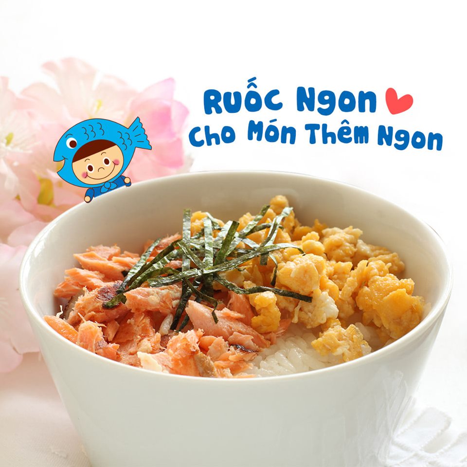 Ruốc cá hồi Meiwa 50gr cho bé