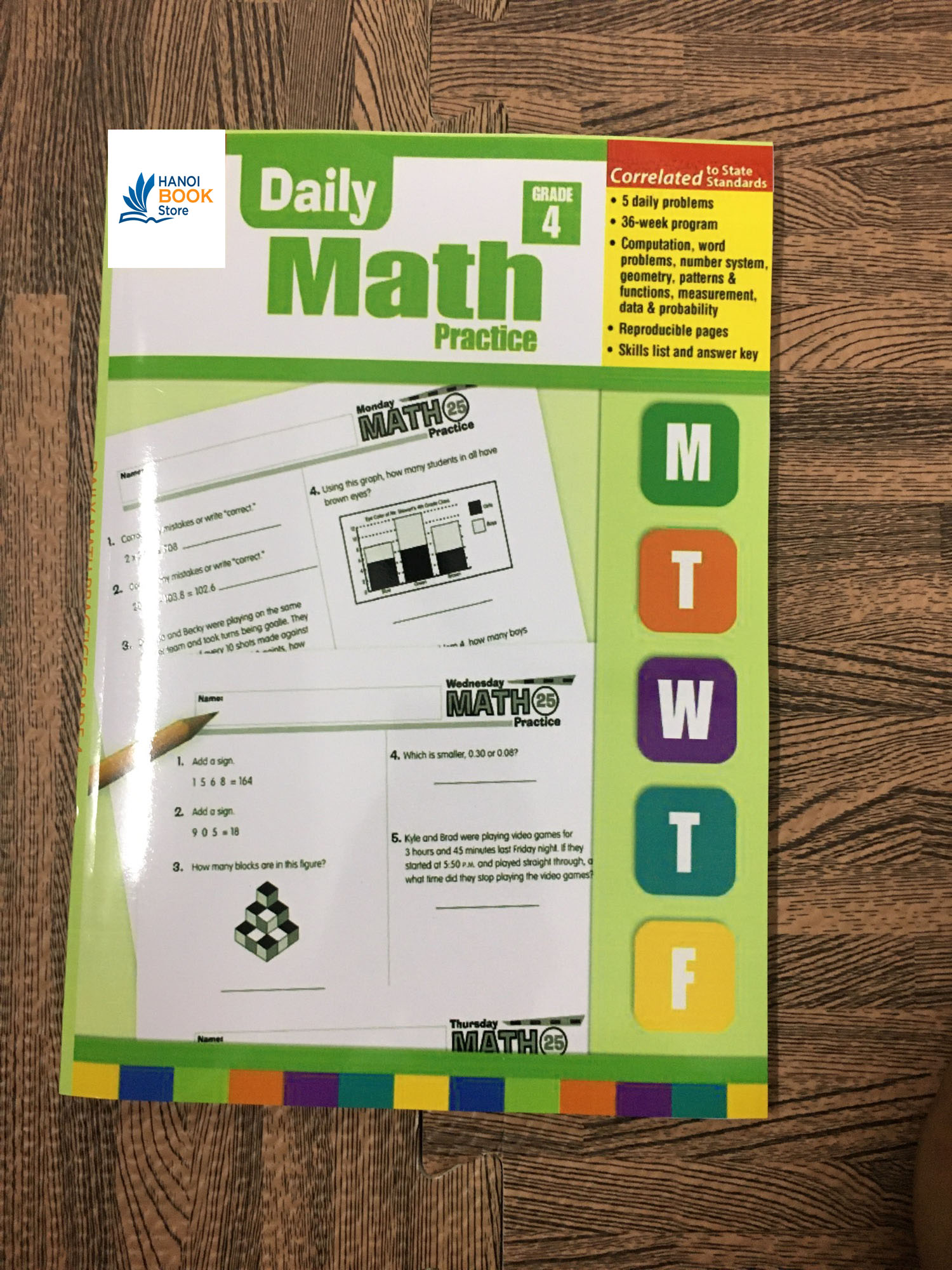 Daily Math Practice final 2 bộ đen trắng ( Sách đen trắng)