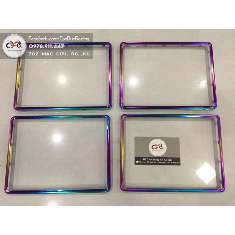 Viền biển số Tittan 7 màu CD68