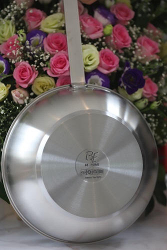 Chảo xào inox 28cm sâu lòng behome-304