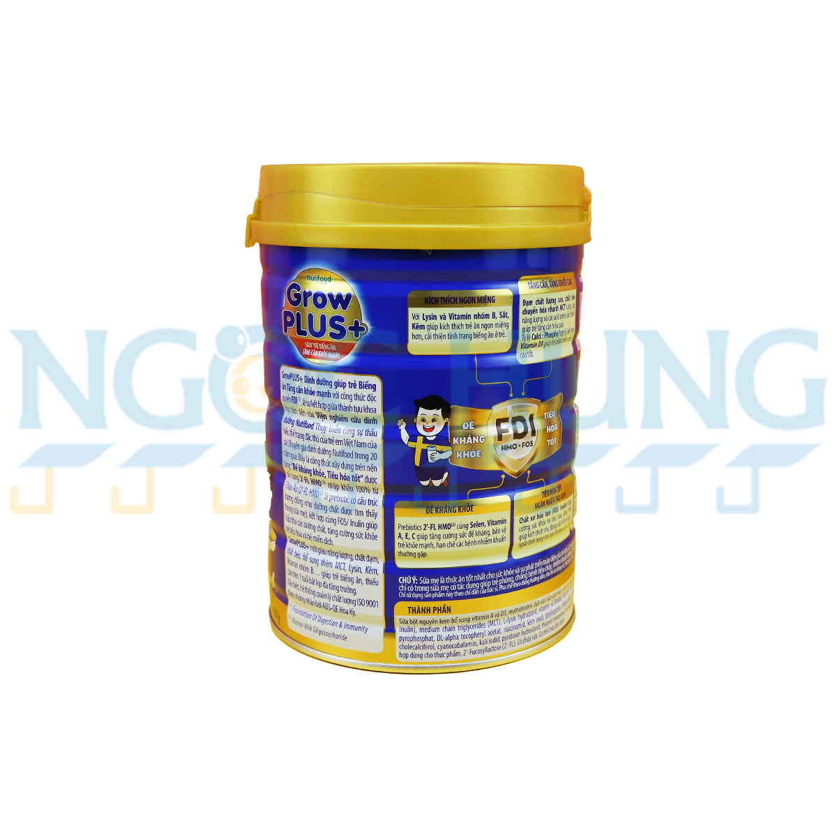 Sữa bột Nutifood GrowPlus+ Xanh 900g