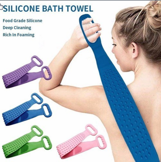Dây Cọ Lưng Silicon Đai Tắm Silicone Dùng Cực Thích - daycolung