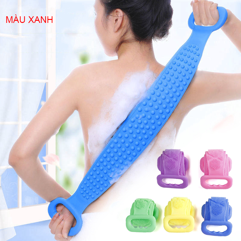 Dây Tắm Chà Lưng - Dây Đai Chà Lưng 2 Mặt Đa Năng Dụng Cụ Bằng Kỳ Cọ Massage Tẩy Da Chết Khi Tắm