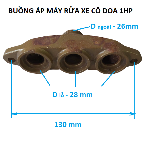 Phụ tùng đầu bơm rửa xe cô doa 1 HP