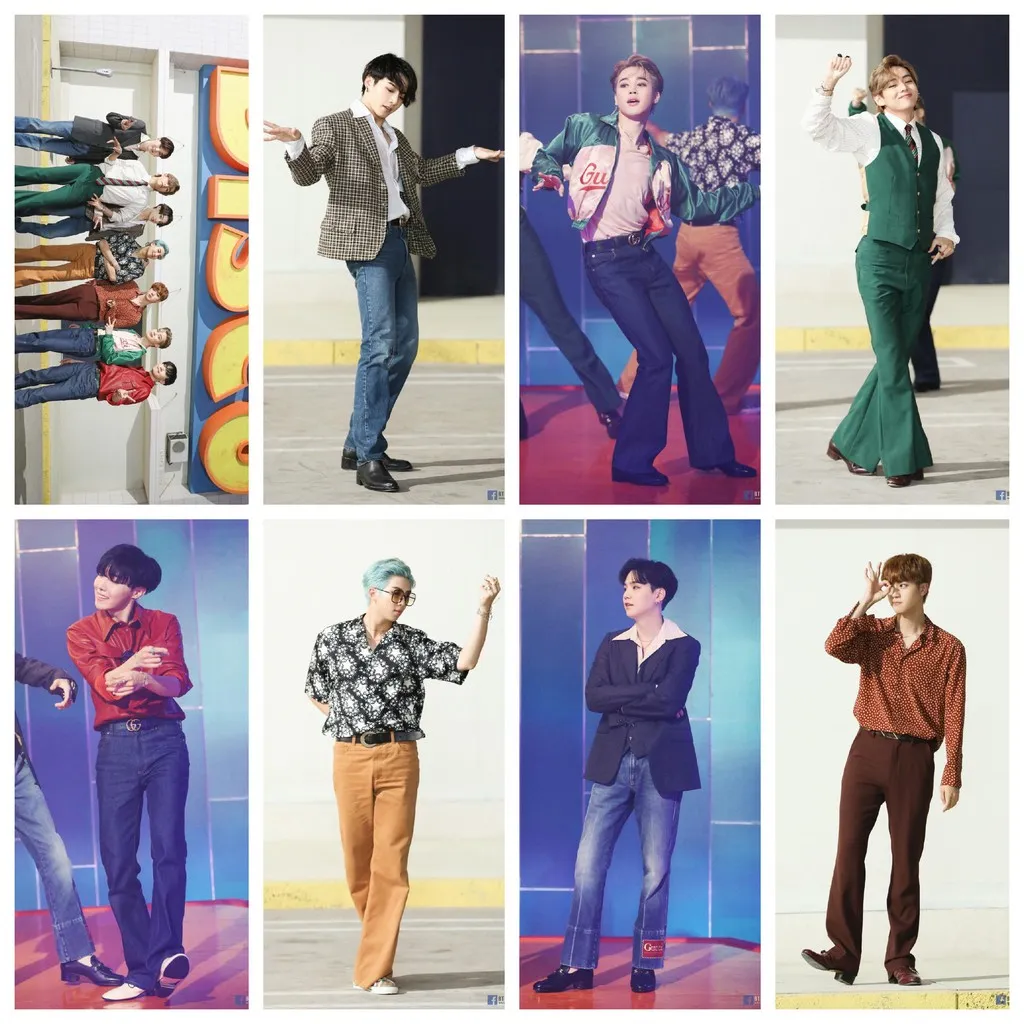 (5 mẫu) Poster A4 Bangtan Boys Dynamite thần tượng idol tranh treo album ảnh in hình đẹp