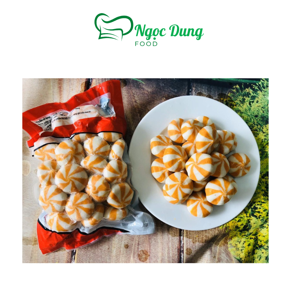 450g bánh bao thả lẩu nhân trứng cá (giao 4h tphcm)