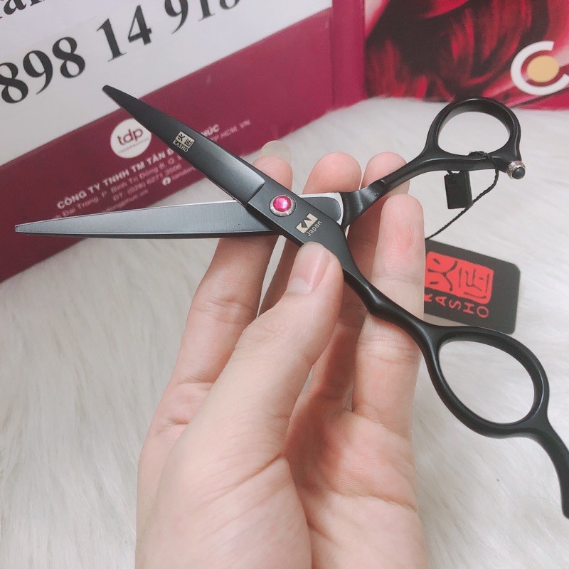 kéo cắt tóc kai barber tay trái cao cấp 6.0