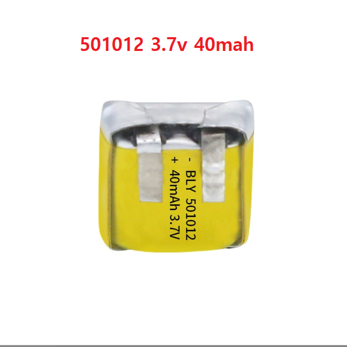 Pin Sạc Lithium Polymer 3.7V 40mah 501012 Cho tai nghe,loa Mp3 MP4 MP5 GPS PSP Bluetooth hàng mới