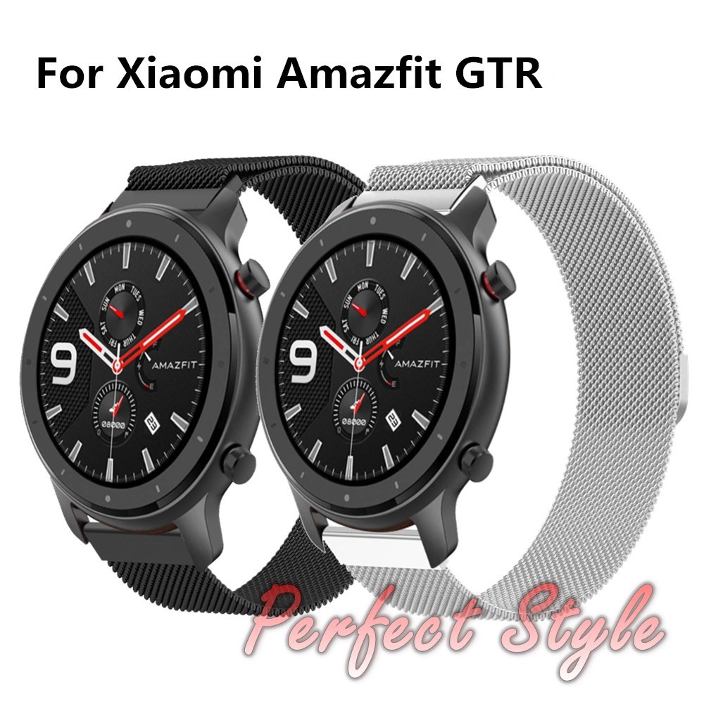 Dây đeo Milanese loop nam châm Amazfit GTR 42mm 47mm