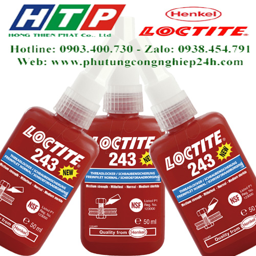 Keo dán khoá ren 243 loại 50ml