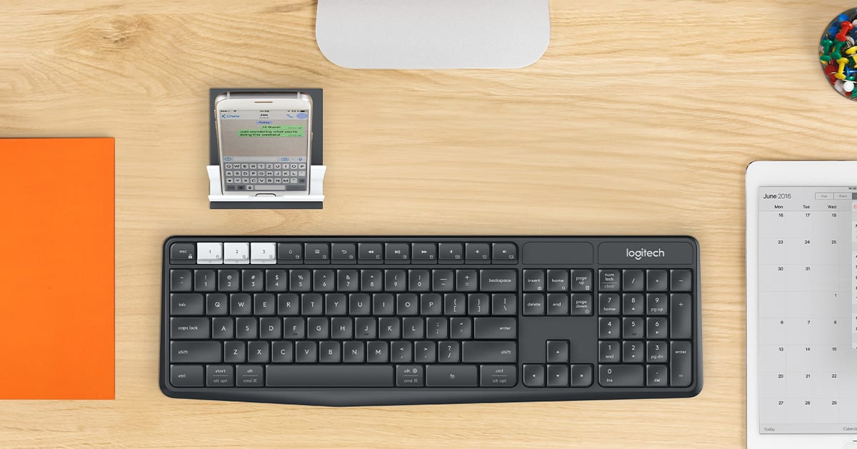 BÀN PHÍM LOGITECH K375S (KẾT NỐI KHÔNG DÂY BLUETOOTH/ BẢO HÀNH 1 NĂM)