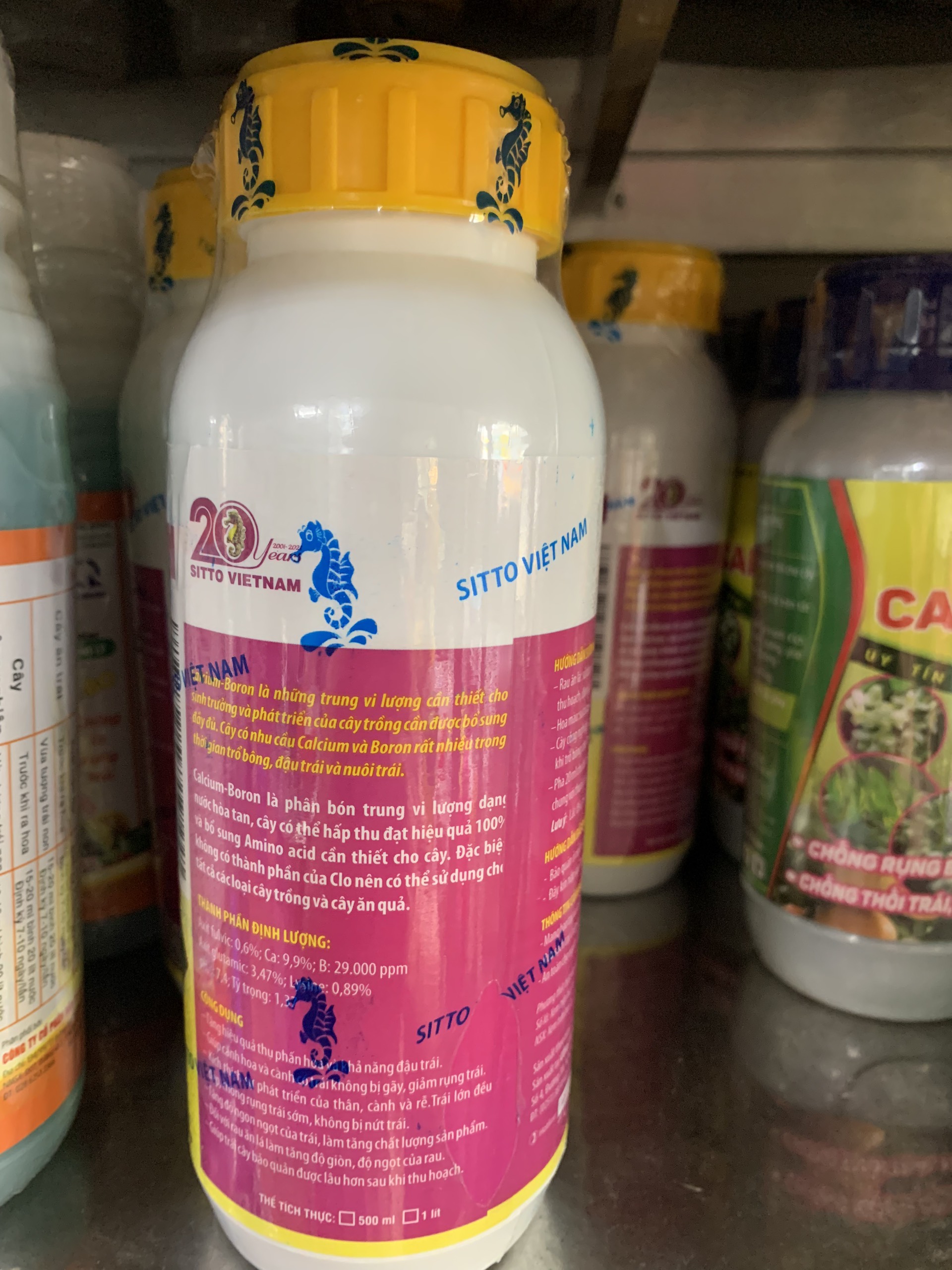 PHÂN BÓN LÁ CANXI BO nhập khẩu Thái Lan 500ml