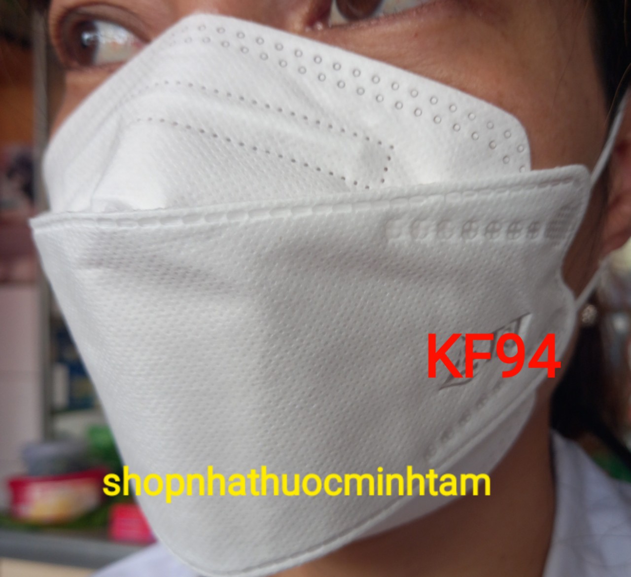 KHẨU TRANG KF94  HÀNG CHẤT LƯỢNG TỐT  ( CABON 5 BỊCH 50 CÁI  ) TRẮNG