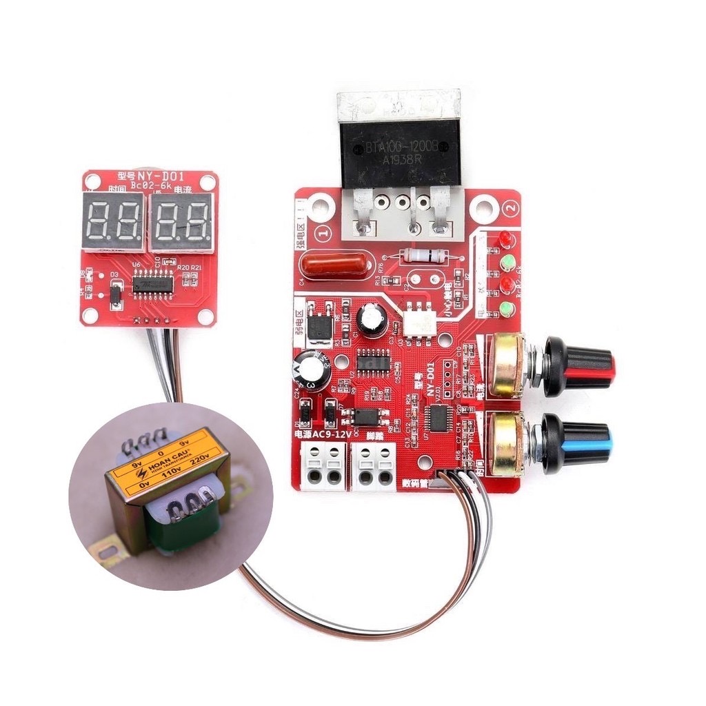 Mạch timer NY-D01 máy hàn cell pin, máy hàn điểm 40A/ 100A