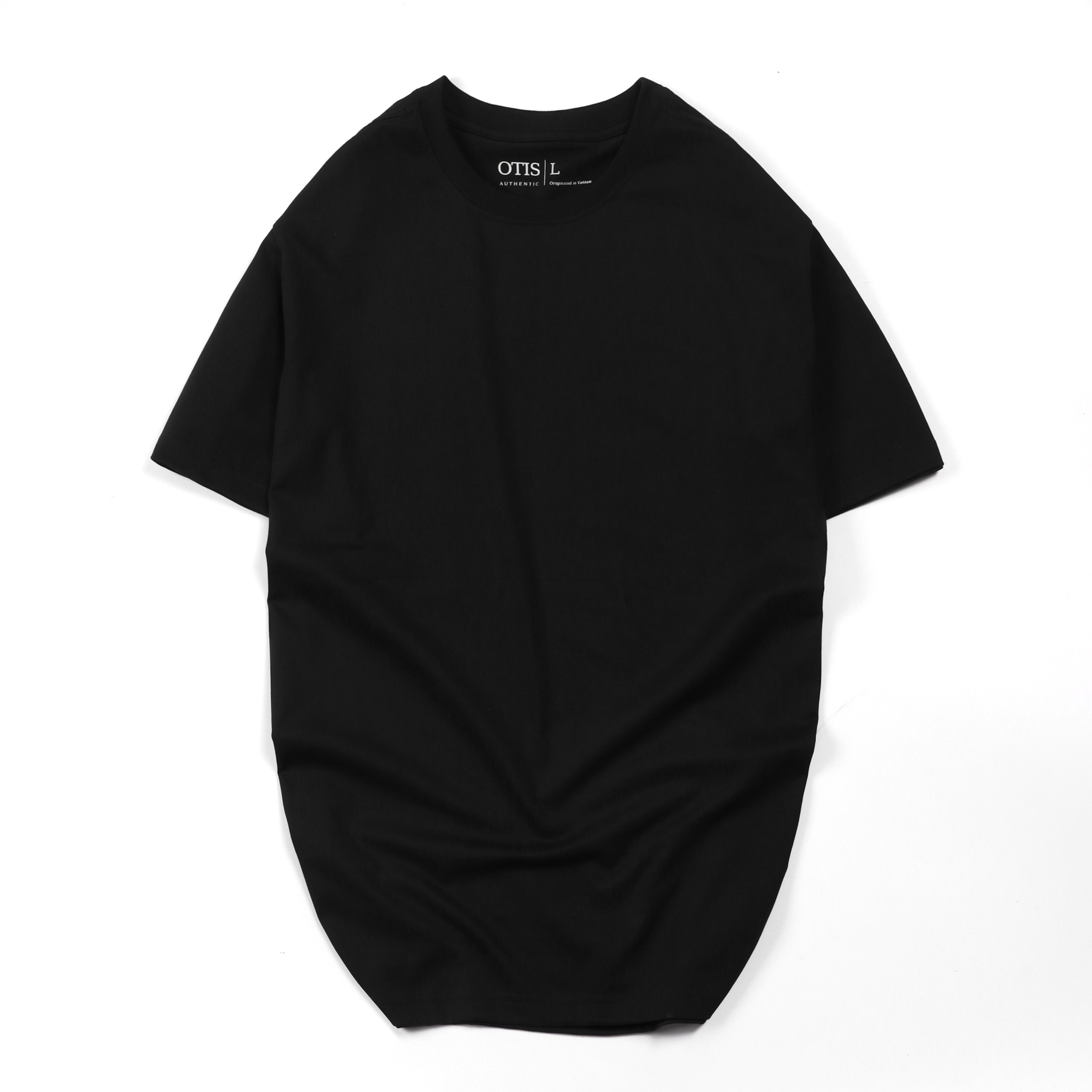 Áo thun nam cổ tròn BASIC vải Cotton 4 chiều, co giãn, dày dặn, form regular fit - OTIS