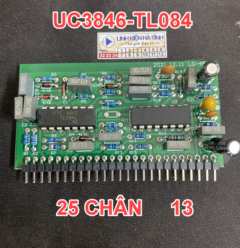 Bo điều khiển máy hàn bo xung mạch lái igbt máy hàn sg3525 tl084cn 4606 uc3846n ca3140