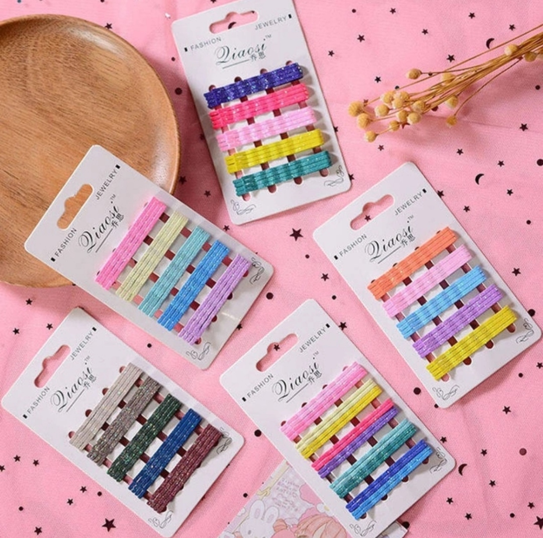 Vỉ Kẹp Tăm RainBow Sắc Màu (20 - 25c/vỉ)