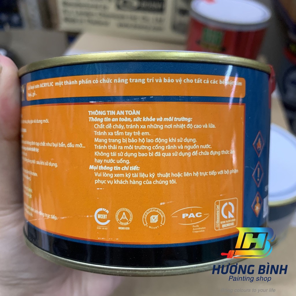 [Lon 400g] Sơn Taiyang TIP - sơn sắt mạ kẽm, inox, gỗ hệ 1K