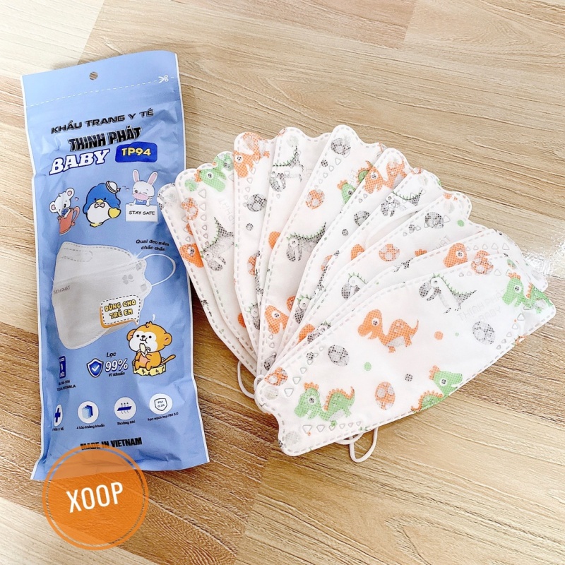 Giá bán Khẩu Trang Y Tế Thịnh Phát Baby TP94 - Made In Việt Nam-[Sét 10 Chiếc] Shop Yến Shop Kidss(SP001823 )