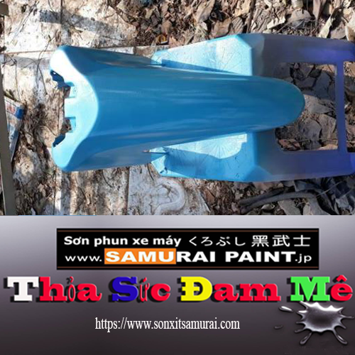 Chai sơn Samurai 2511 màu xanh đầm phá - xanh nước biển