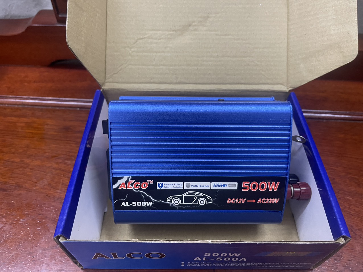 Bộ đổi nguồn 12v lên 220v 500w