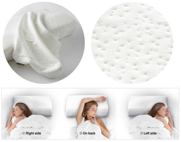 [HCM]Gối Memory Foam Lock&Lock HLW114 Dạng cong HLW111