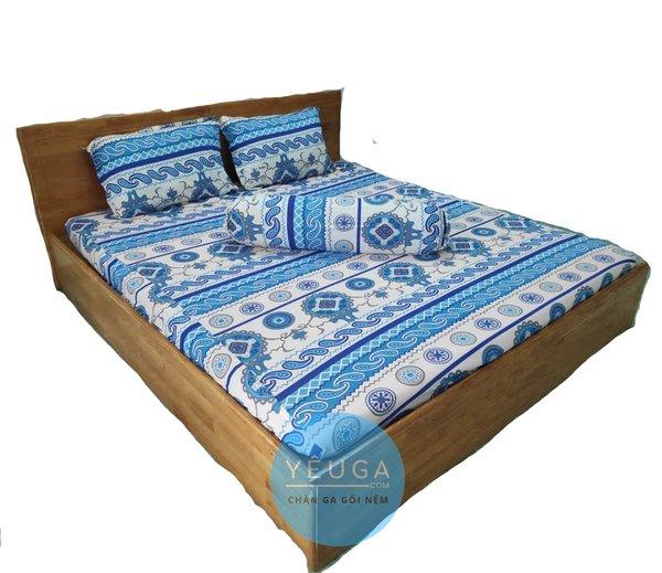 [HCM]Drap nệm thun lạnh (ga nệm thun lạnh) 1m2 x 2m VNK2 (Giao màu ngẫu nhiên)