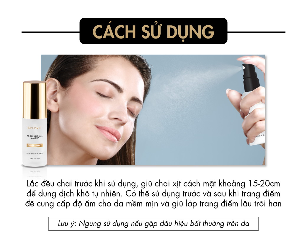 Xịt Cố Định Lớp Trang Điểm Browit Professional Makeup Setting Spray 50ml